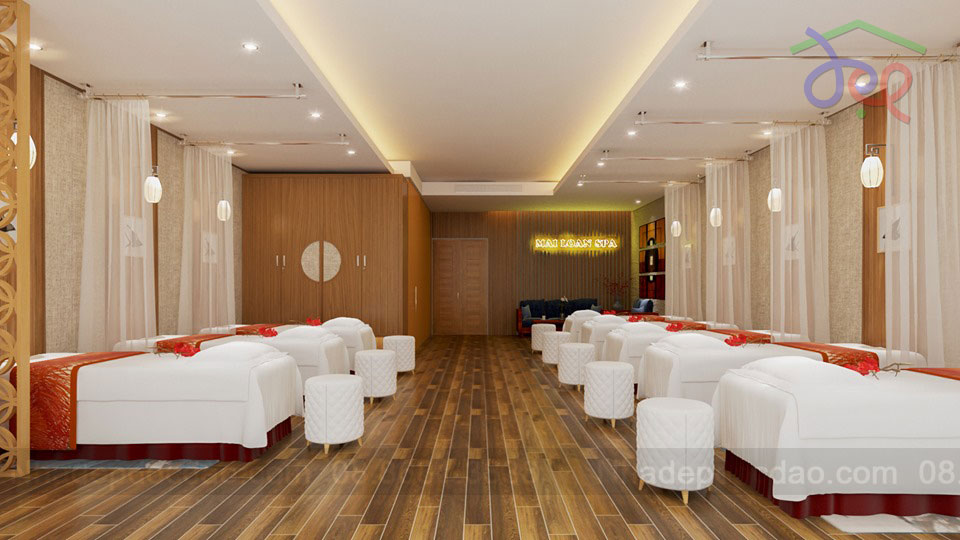 Mau thiet ke noi that trung tam Mai Loan Spa