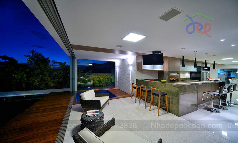 Mẫu thiết kế biệt thự phong cách hiện đại diện tích 540m2