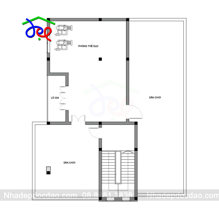 Mẫu thiết kế cải tạo biệt thự 3 tầng trên diện tích 1000m2