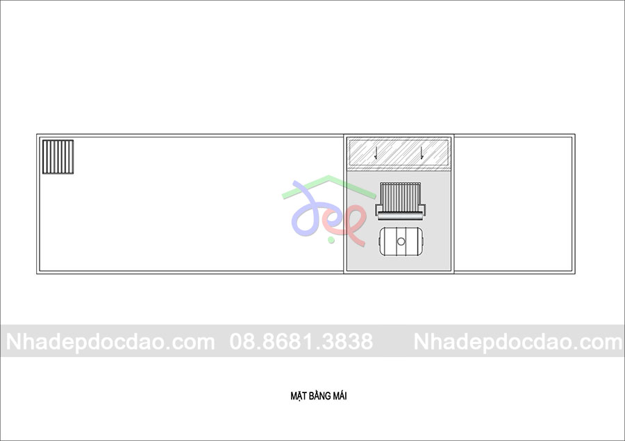 Mau thiet ke nha o ket hop kinh doanh 5,5 tang tren dien tich 90m2
