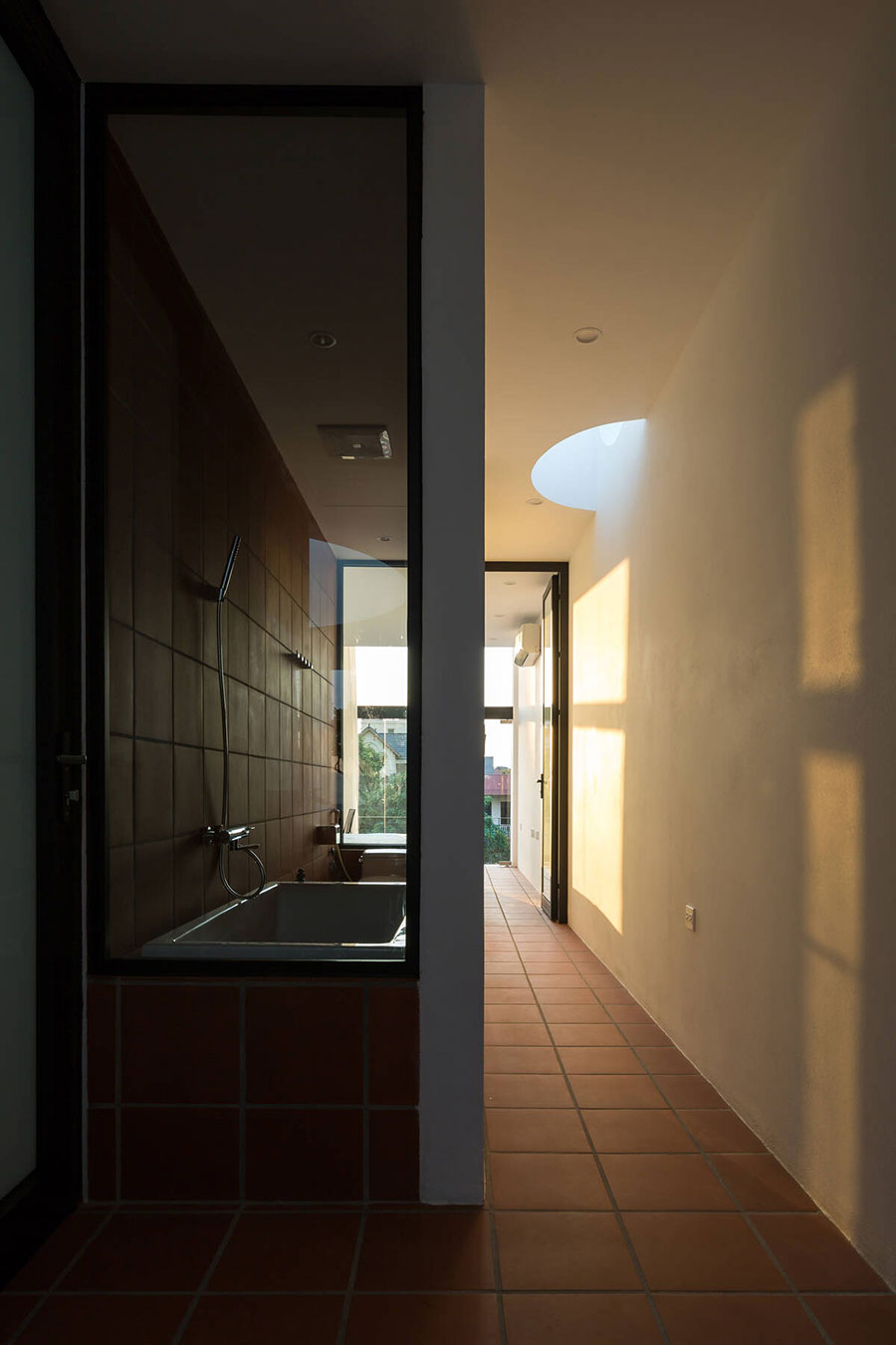 Mẫu thiết kế nhà phố 3 tầng độc đáo ở ngoại ô Hà Nội