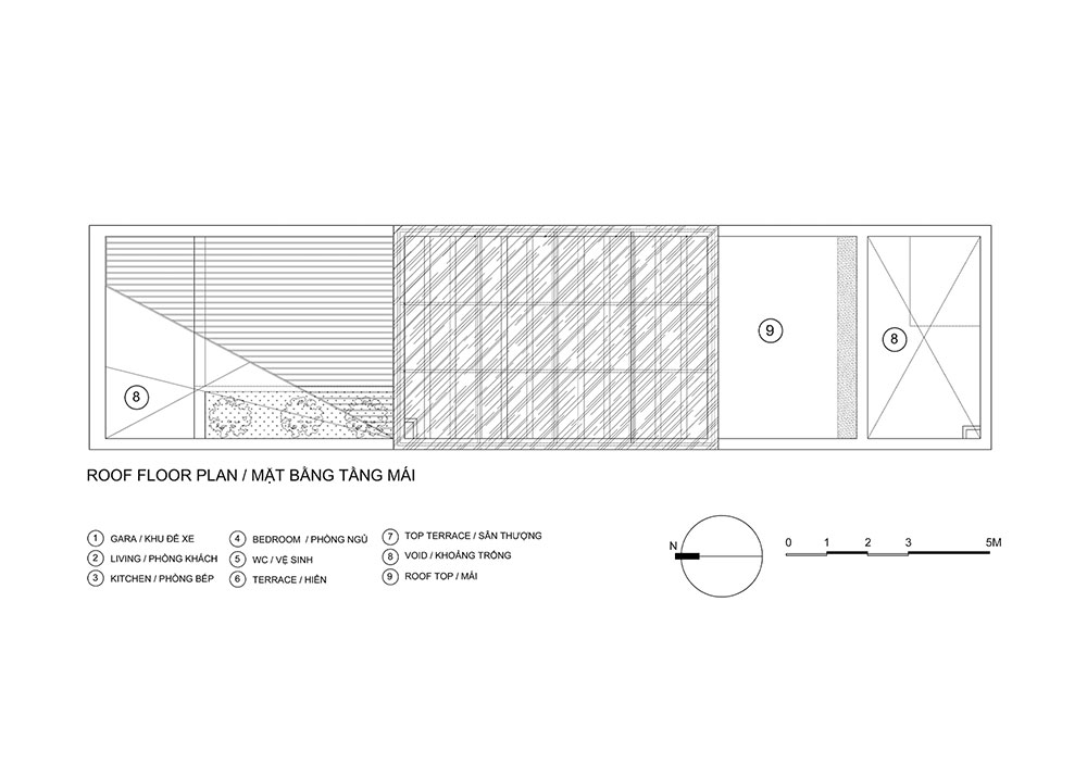 Mẫu thiết kế nhà ống 4 tầng nhìn đâu cũng thấy cây xanh 