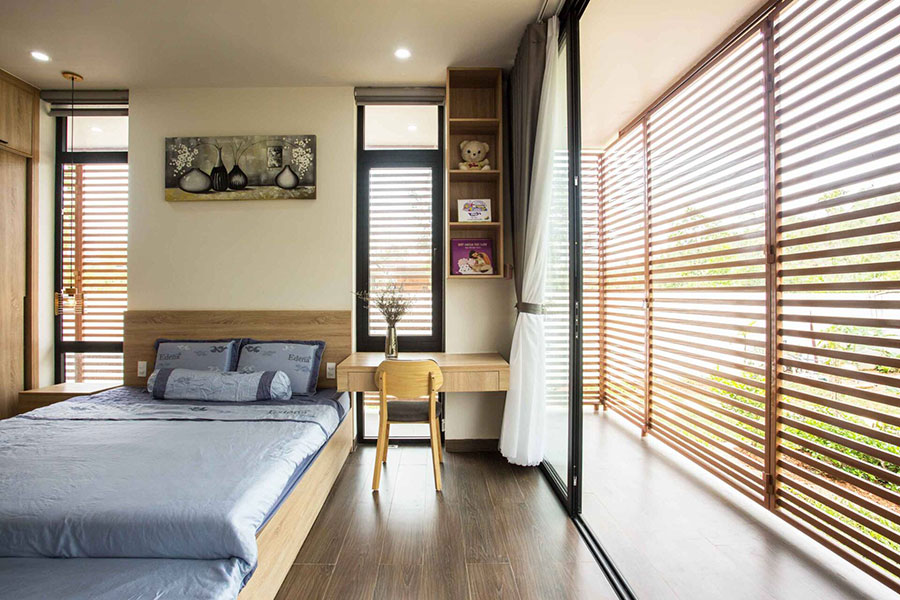 Mẫu thiết kế nhà vườn 1 tầng xanh mướt nhiều ánh sáng