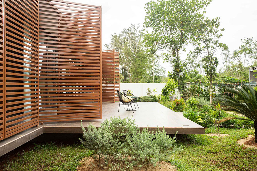 Mẫu thiết kế nhà vườn 1 tầng xanh mướt nhiều ánh sáng