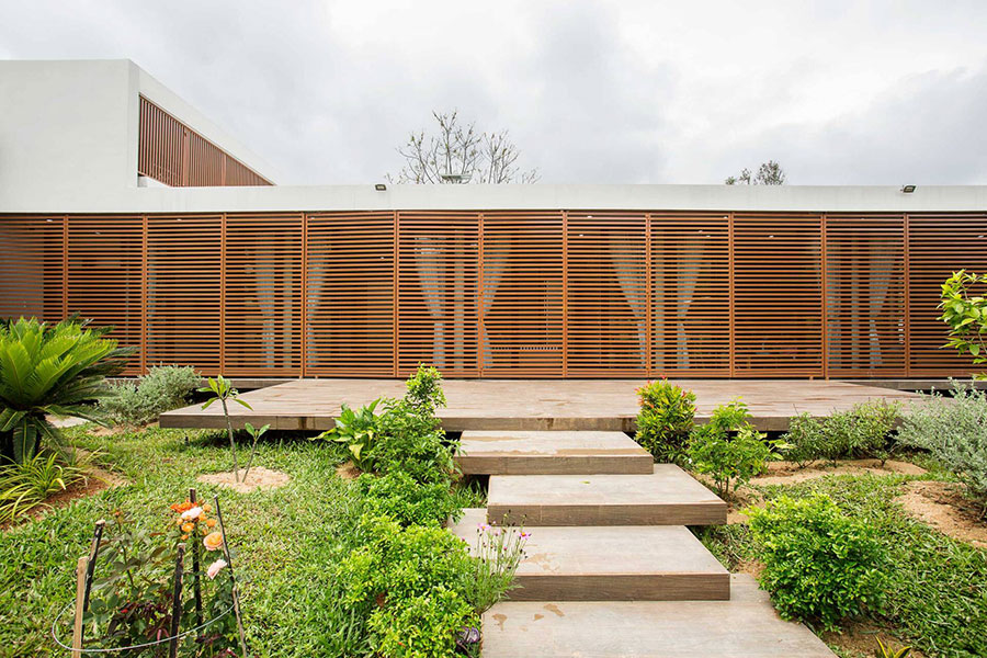 Mẫu thiết kế nhà vườn 1 tầng xanh mướt nhiều ánh sáng