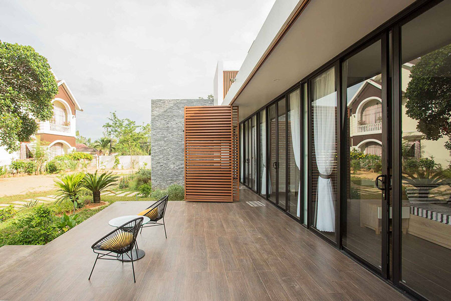 Mẫu thiết kế nhà vườn 1 tầng xanh mướt nhiều ánh sáng